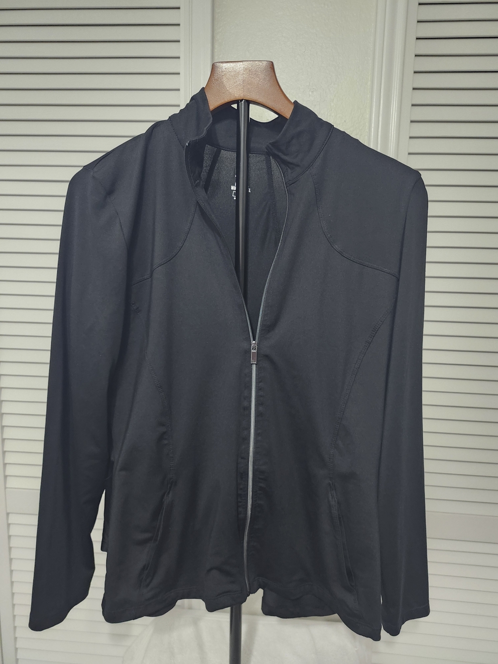 Men's Black Lightweight Full-Zip Jacket - Unbranded